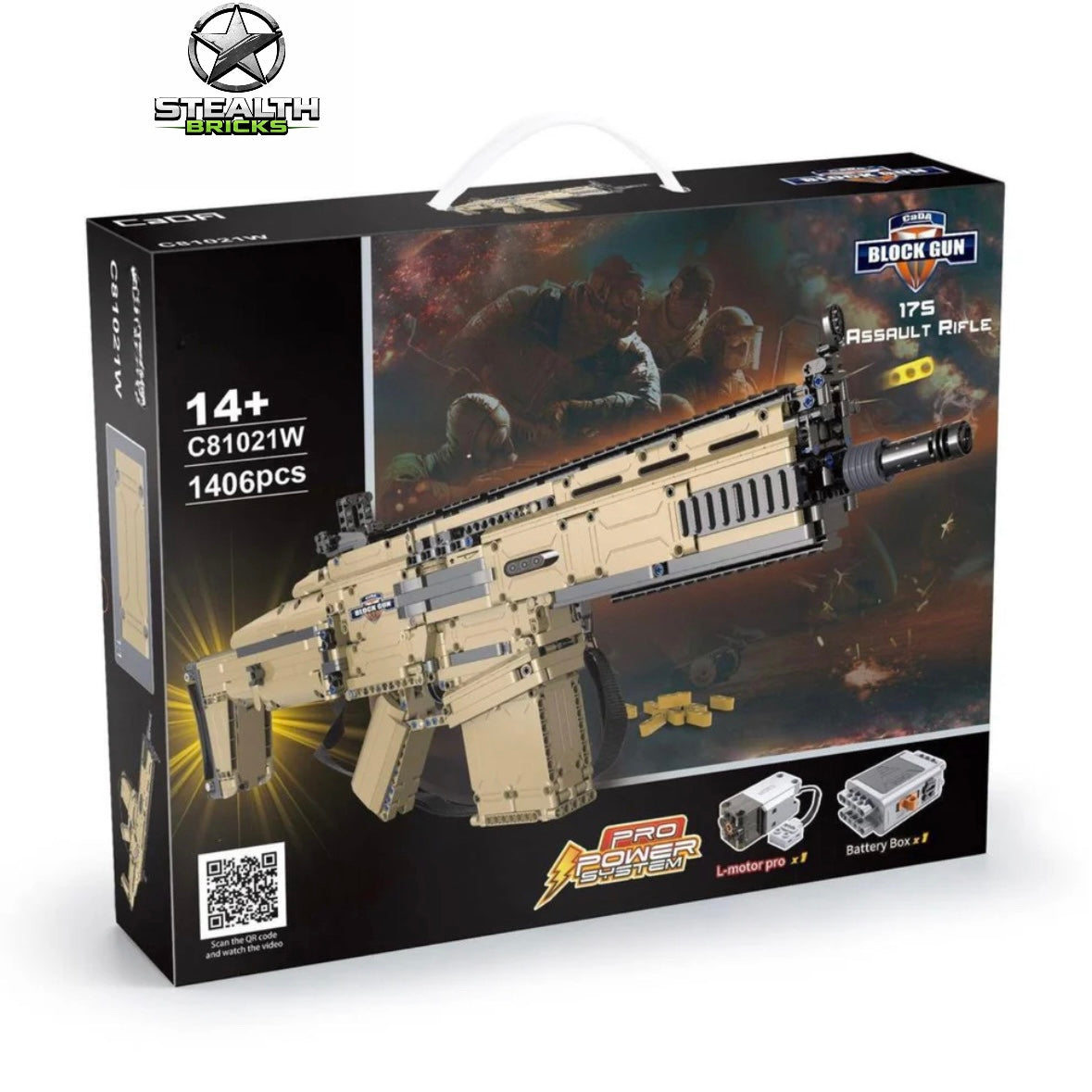 Scar-Assault Rifle - 1406 Pieces